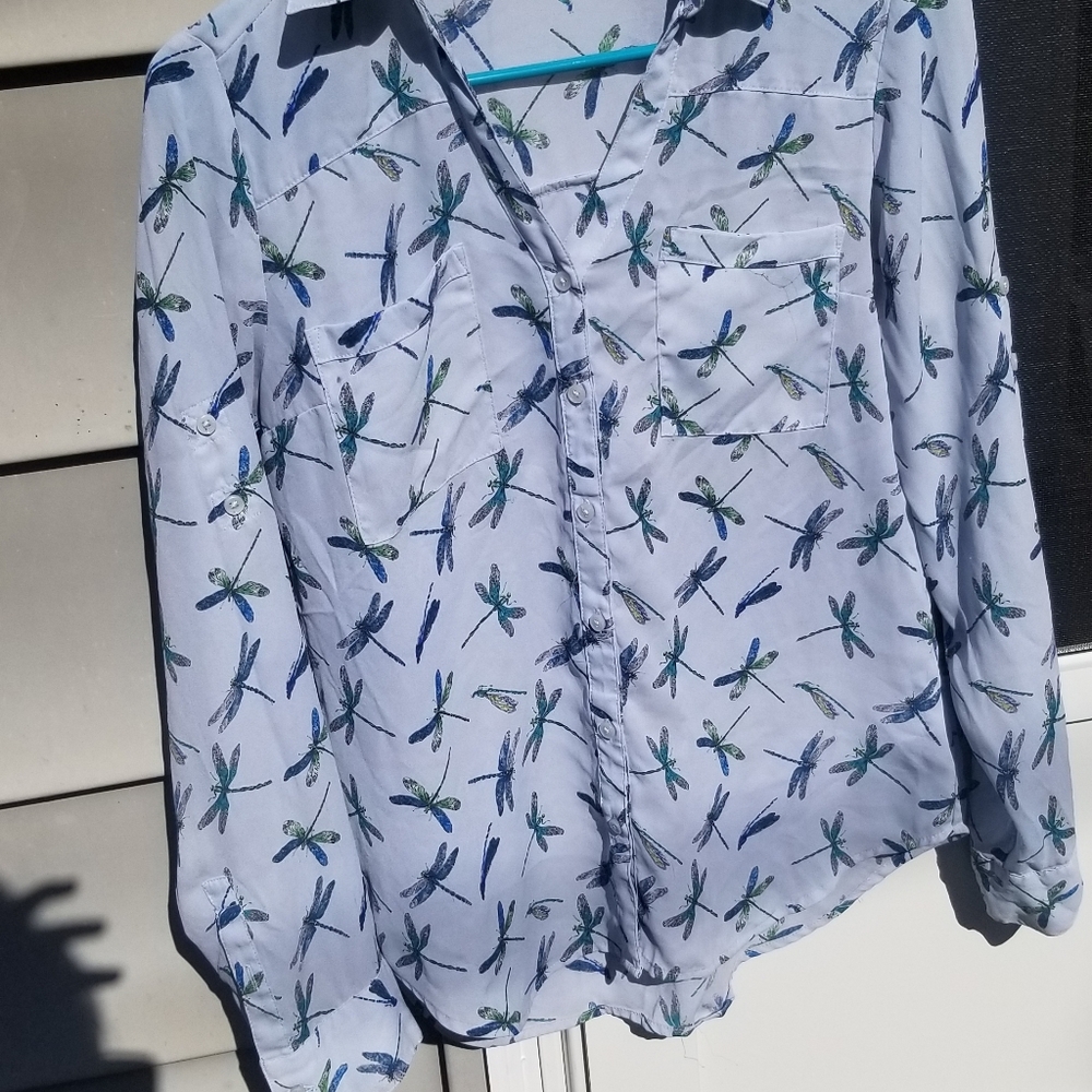 Dragonfly Button-up by Express